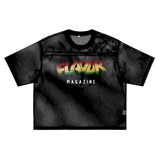 flavor logo mesh jersey