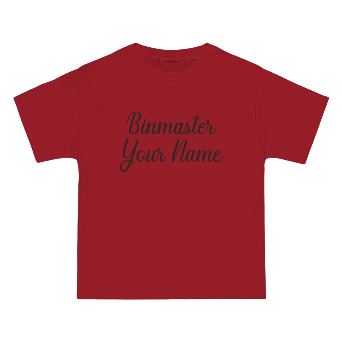 custom binmaster tee